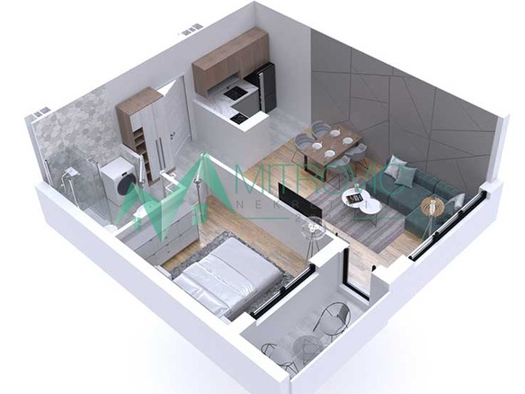 Stan Prodaja Novi Sad  44 m2