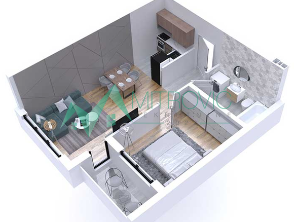 Stan Prodaja Novi Sad  45 m2