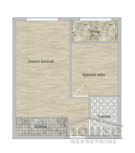 Jednoiposoban stan na prodaju, Podbara, Novi Sad, 40m², 1. sprat, 133.700 €