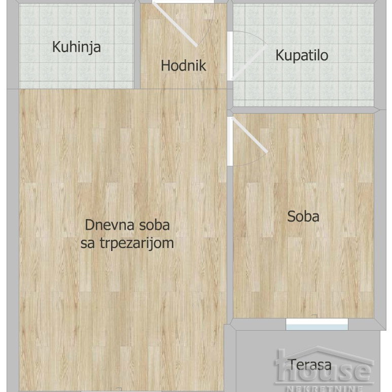 Jednoiposoban stan na prodaju, Salajka, Novi Sad, 37m², 115.000 €