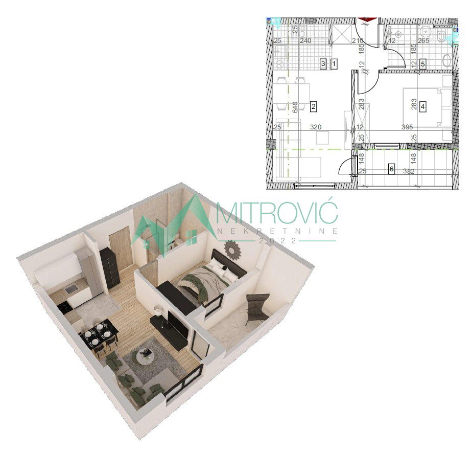 stanovi-1-5-re-sremska-kamenica-1003744-jlsea Jednoiposoban stan na prodaju, Sremska Kamenica, Novi Sad, 42m², 127.420 €