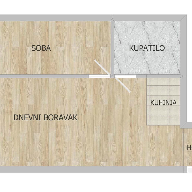 Jednoiposoban stan na prodaju, Telep, Novi Sad, 28m², 72.000 €