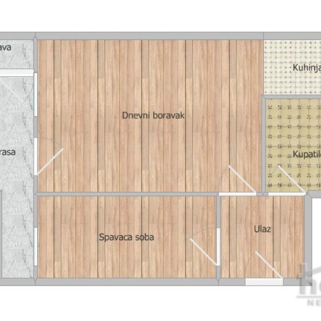 Jednoiposoban stan na prodaju, Bulevar Evrope, Novi Sad, 37m², 123.600 €