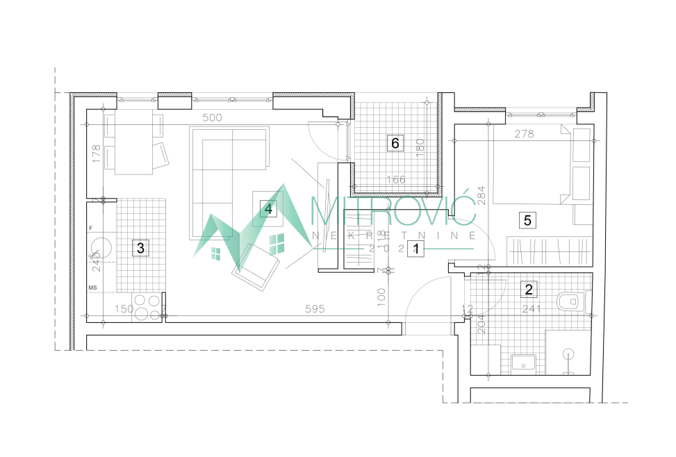 stanovi-1-5-vp-grbavica-1002705-xxyfx Jednoiposoban stan na prodaju, Grbavica, Novi Sad, 41m², 147.670 €