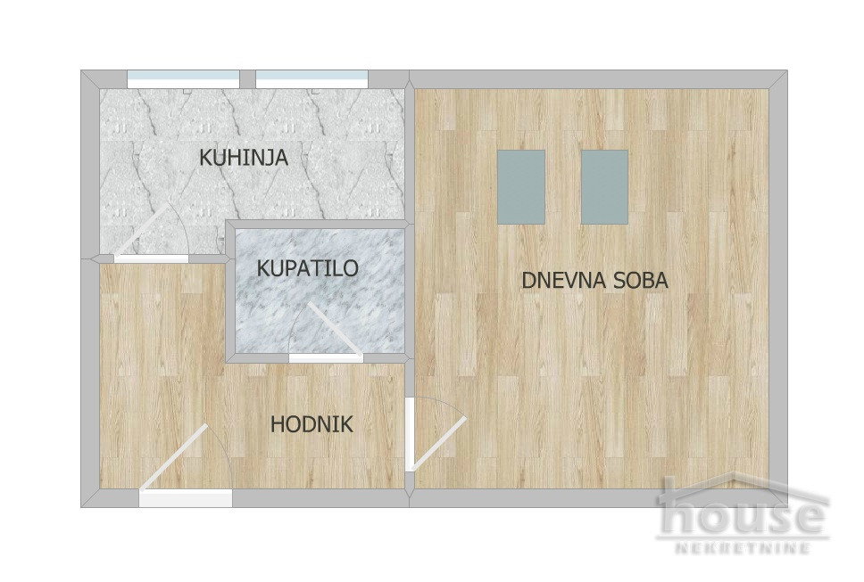 Jednosoban stan na prodaju, Šarengrad, Novi Sad, 34m², 91.000 €
