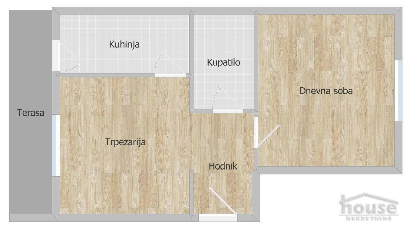 Jednosoban stan na prodaju, Novo Naselje, Novi Sad, 46m², 115.000 €
