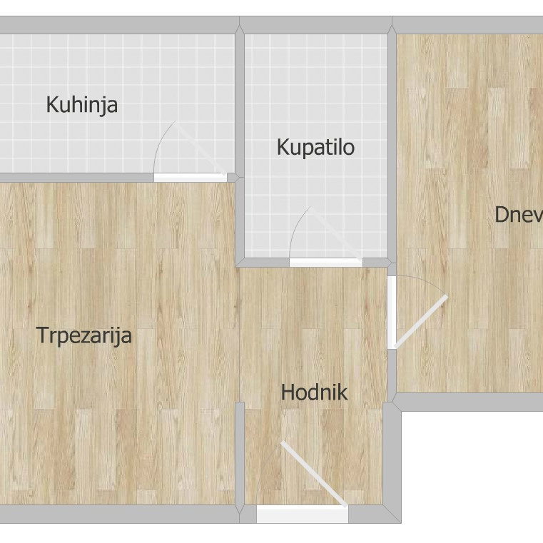 Jednosoban stan na prodaju, Novo Naselje, Novi Sad, 46m², 115.000 €