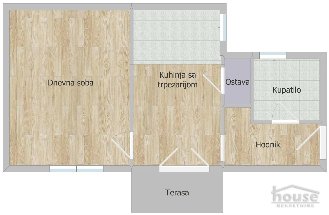 Jednosoban stan na prodaju, Podbara, Novi Sad, 39m², 130.000 €