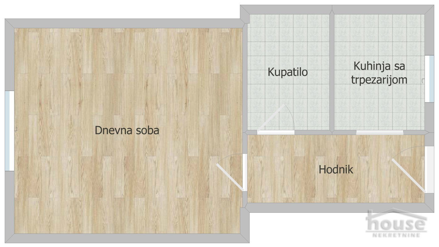 Jednosoban stan na prodaju, Podbara, Novi Sad, 35m², 85.000 €