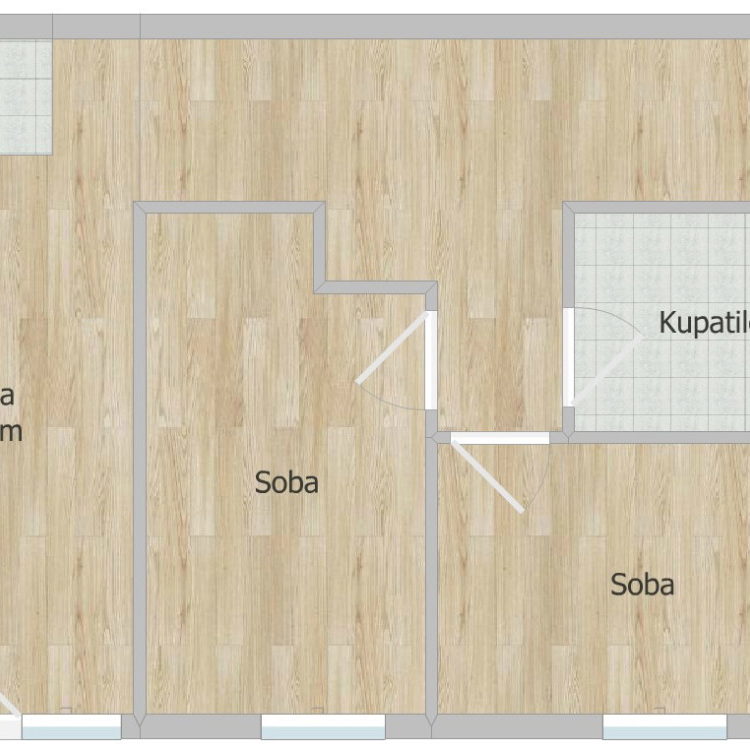 Dvoiposoban stan na prodaju, Adice, Novi Sad, 50m², 100.000 €