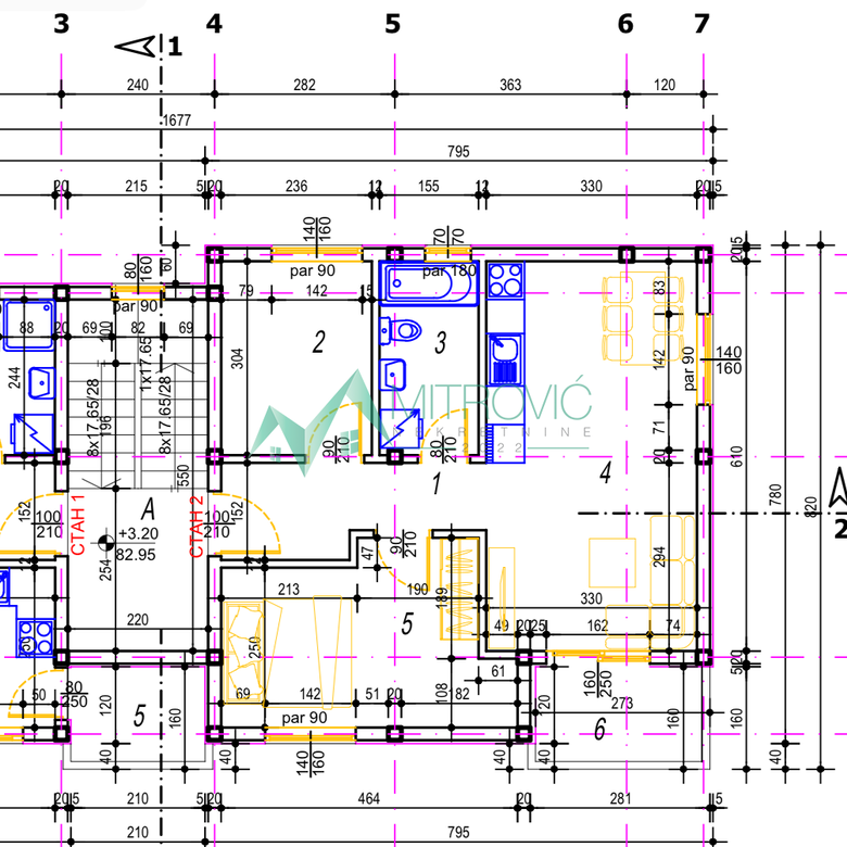 Četvorosoban stan na prodaju, Adice, Novi Sad, 95m², 171.240 €