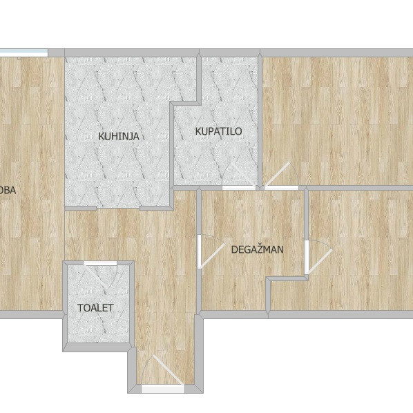 Dvoiposoban stan na prodaju, Bulevar Patrijarha Pavla, Novi Sad, 82m², 230.000 €