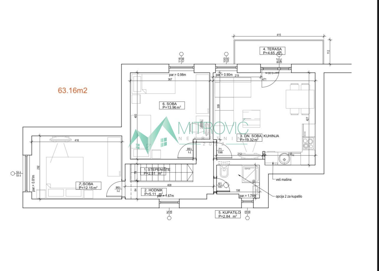 stanovi-2-5-re-centar-ns-1002876-rjjfi Dvoiposoban stan na prodaju, Centar, Novi Sad, 63m², 202.016 €