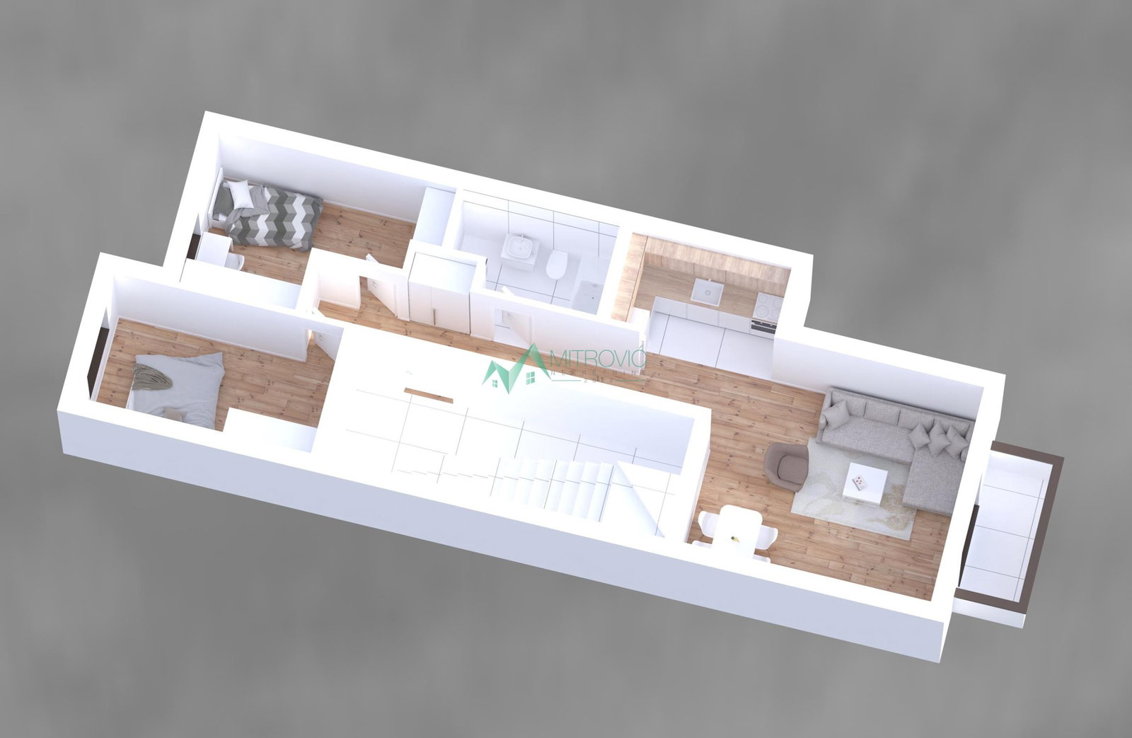 Dvoiposoban stan na prodaju, Telep, Novi Sad, 63m², 157.730 €