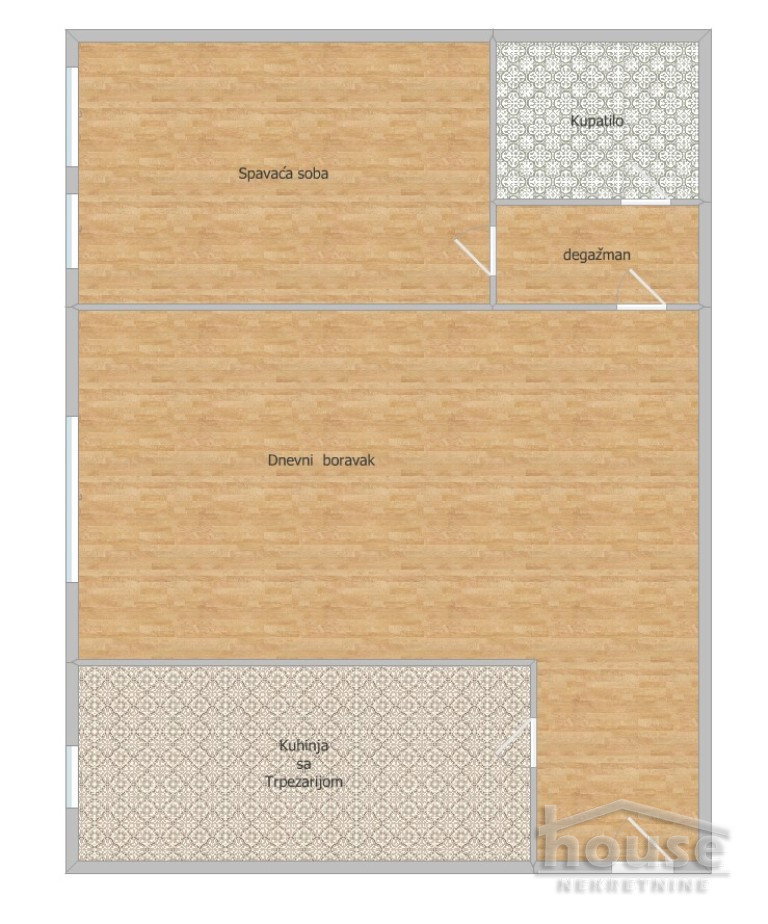 Dvosoban stan na prodaju, Satelit, Novi Sad, 50m², 110.000 €