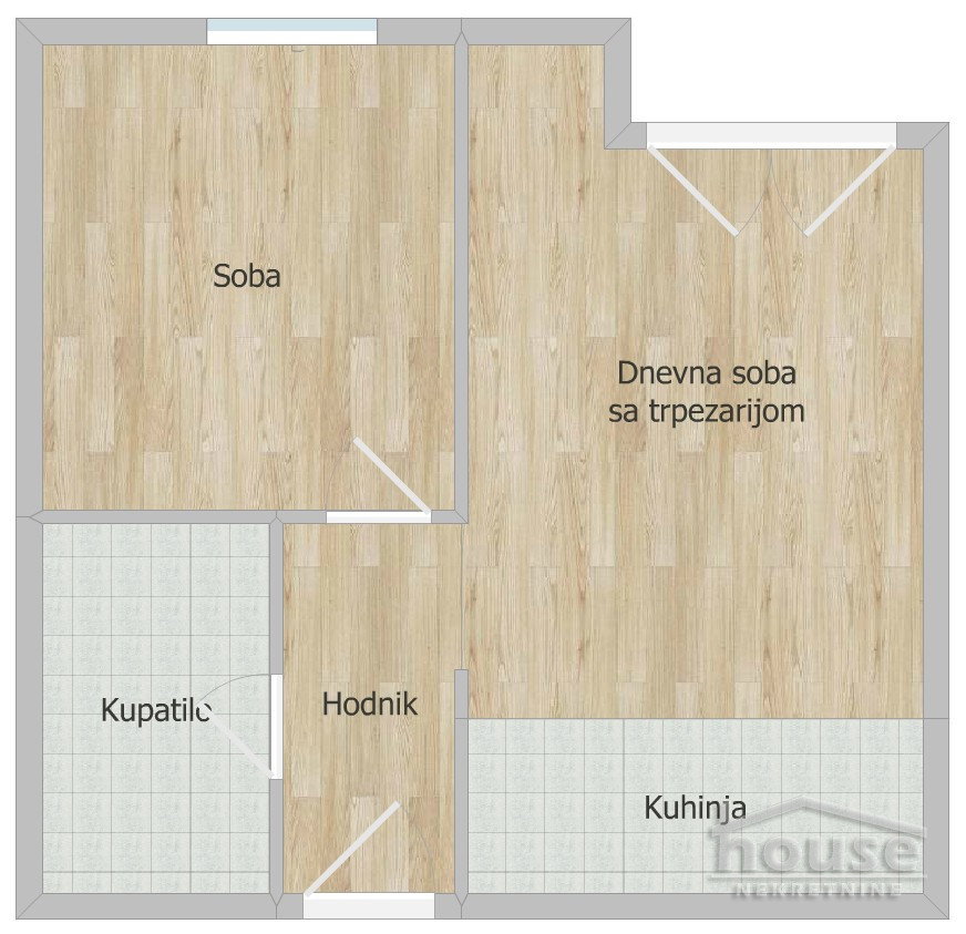 Dvosoban stan na prodaju, Bulevar Evrope, Novi Sad, 42m², 5. sprat, 140.000 €
