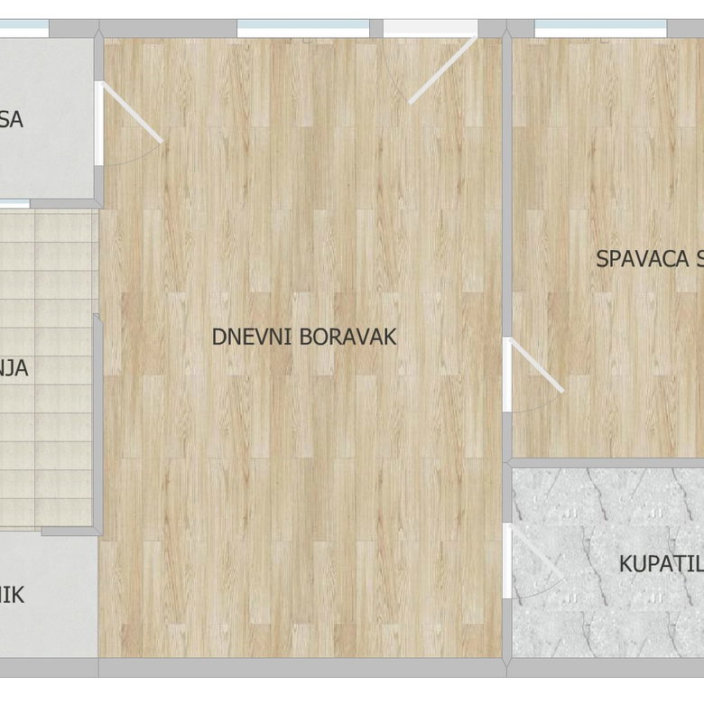 Dvosoban stan na prodaju, Cara Dušana, Novi Sad, 64m², 3. sprat, 182.400 €