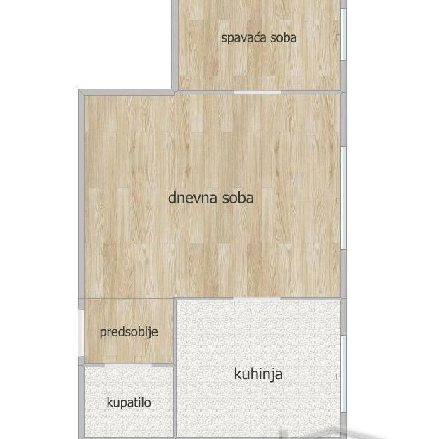 Dvosoban stan na prodaju, Detelinara, Novi Sad, 43m², 4. sprat, 115.000 €
