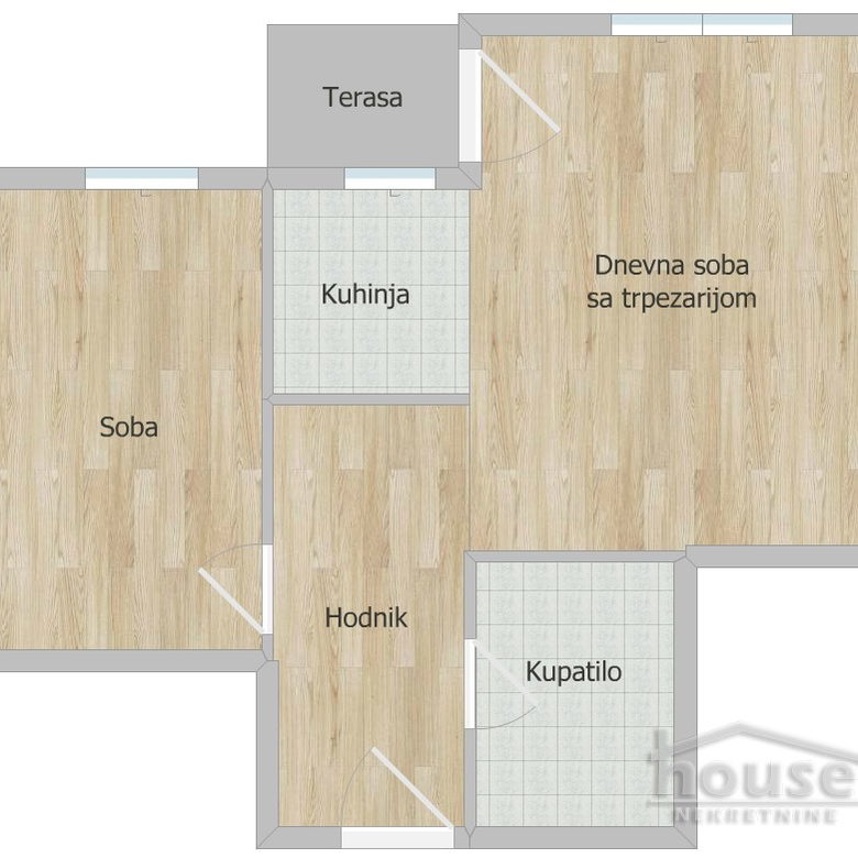 Dvosoban stan na prodaju, Detelinara, Novi Sad, 40m², 126.000 €