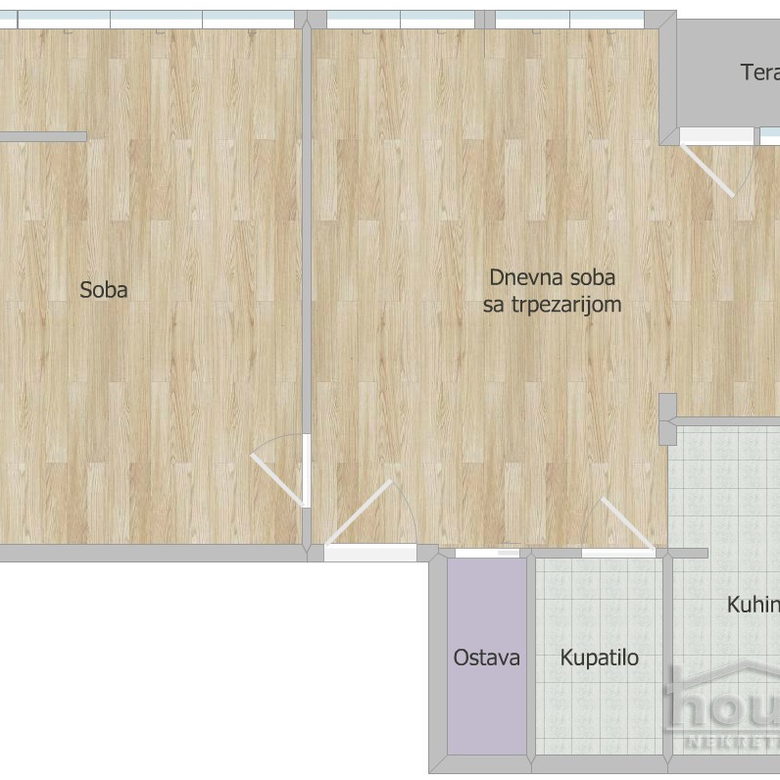 Dvosoban stan na prodaju, Liman 1, Novi Sad, 62m², 4. sprat, 170.000 €