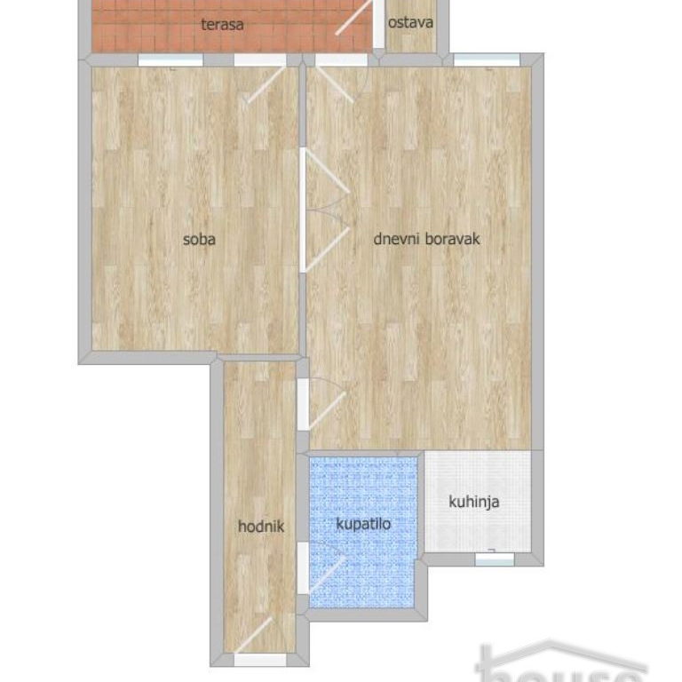 Dvosoban stan na prodaju, Nova Detelinara, Novi Sad, 49m², 138.000 €