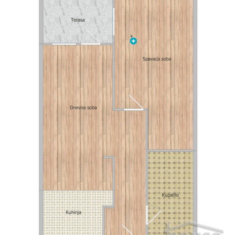 Dvosoban stan na prodaju, Novo Naselje, Novi Sad, 44m², 128.000 €