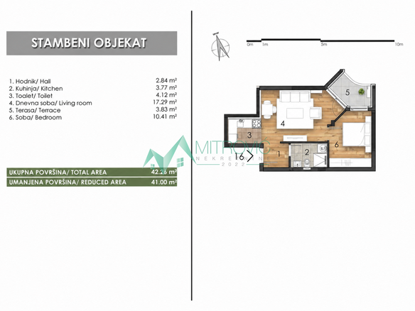 Stan Prodaja Novi Sad  41 m2