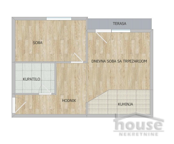 Dvosoban stan na prodaju, Telep, Novi Sad, 49m², 2. sprat, 150.000 €