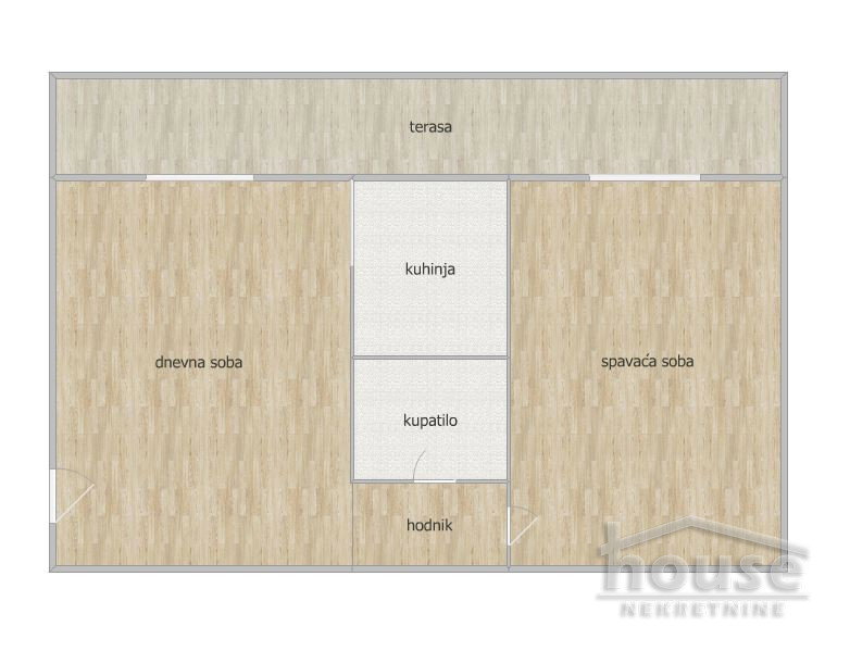 Dvosoban stan na prodaju, Centar, Novi Sad, 52m², Prizemlje, 156.000 €