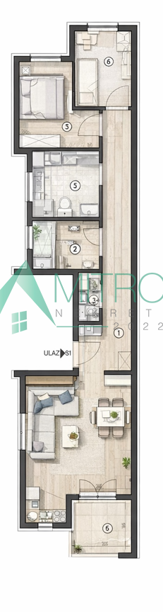 stanovi-3-5-re-klisa-1003820-r1hcr Troiposoban stan na prodaju, Vidovdansko Naselje, Novi Sad, 71m², 2. sprat, 131.630 €