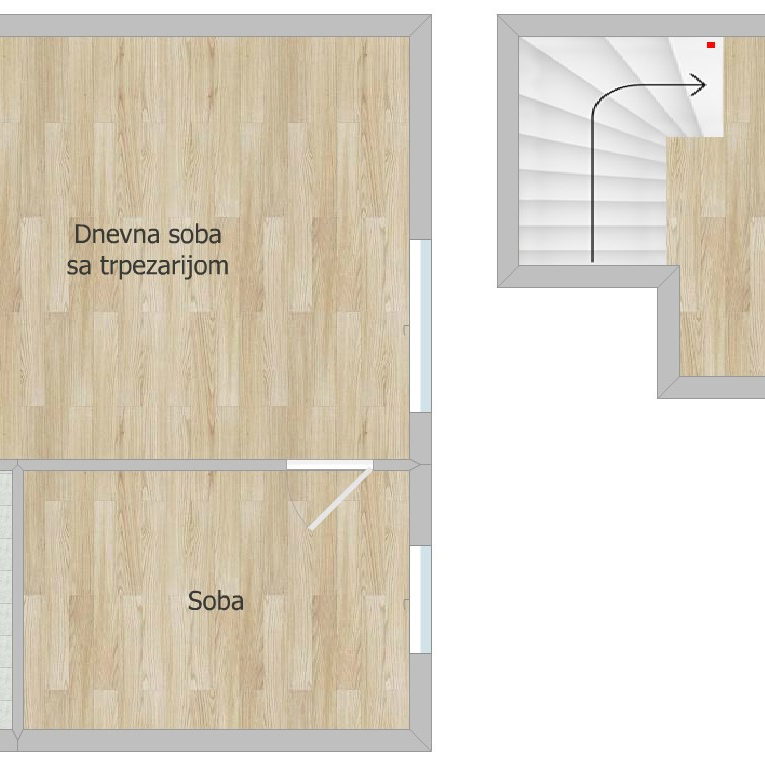Trosoban stan na prodaju, Centar, Novi Sad, 50m², 130.000 €