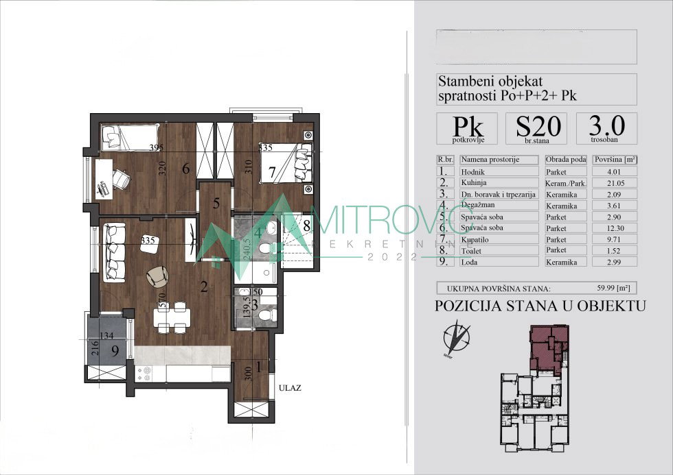 stanovi-3-po-detelinara-nova-1003813-9etgy Trosoban stan na prodaju, Nova Detelinara, Novi Sad, 60m², 176.100 €