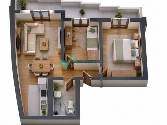Stan Prodaja Novi Sad  64 m2