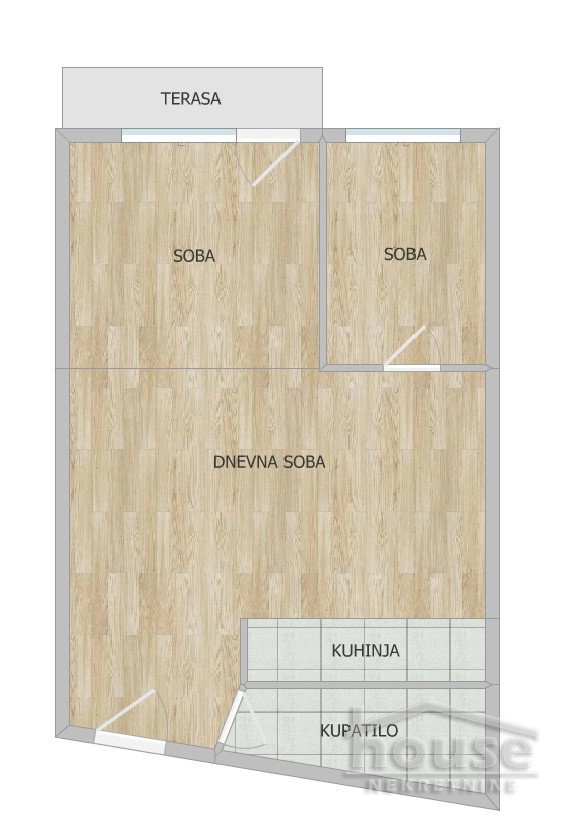 Trosoban stan na prodaju, Bulevar Evrope, Novi Sad, 48m², 133.000 €