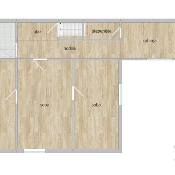Trosoban stan na prodaju, Gradić, Novi Sad, 73m², 153.300 €