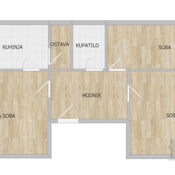 Trosoban stan na prodaju, Liman 2, Novi Sad, 68m², 210.000 €