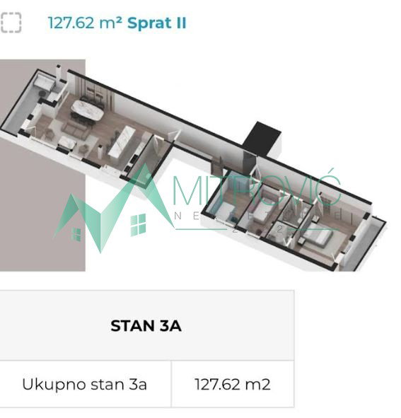 Stan Prodaja Novi Sad  128 m2