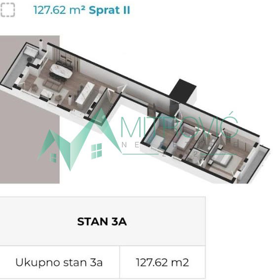 Stan Prodaja Novi Sad  128 m2