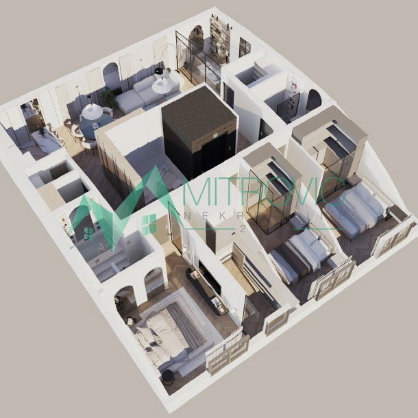 Četvoroiposoban stan na prodaju, Banatić, Novi Sad, 129m², 380.000 €