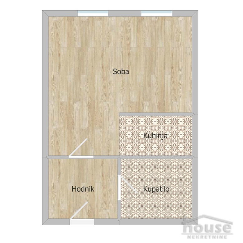 Garsonjera na prodaju, Centar, Novi Sad, 29m², 1. sprat, 105.000 €