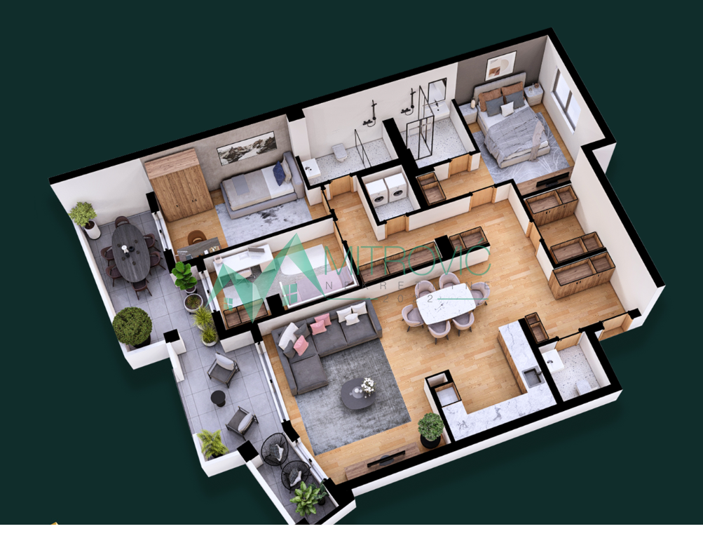 stanovi-5-re-miSeluk-1003518-25zs9 Garsonjera na prodaju, Sremska Kamenica, Novi Sad, 124m², 308.160 €