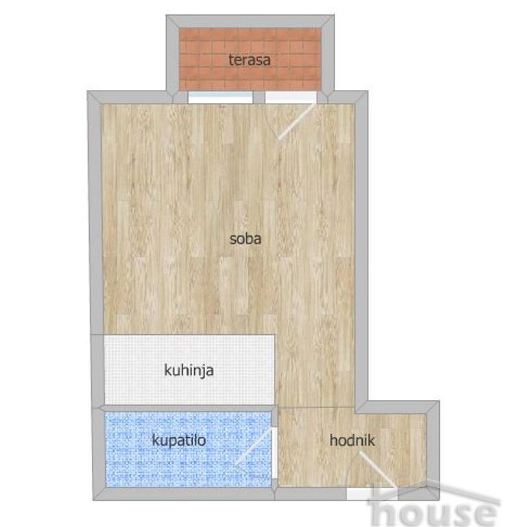 Garsonjera na prodaju, Nova Detelinara, Novi Sad, 25m², 4. sprat, 86.410 €