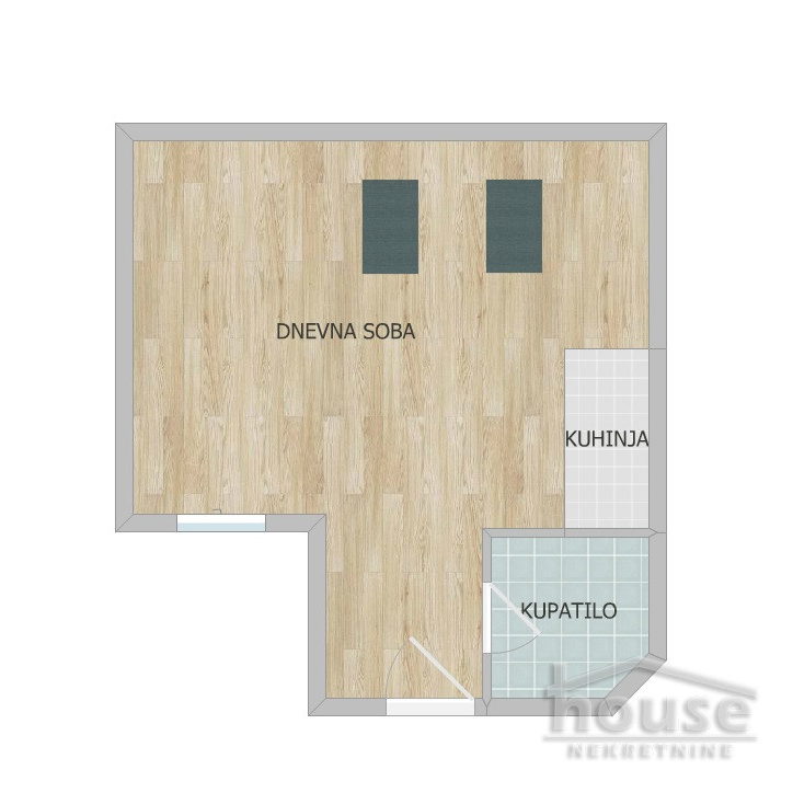Garsonjera na prodaju, Bistrica, Novi Sad, 24m², 53.000 €