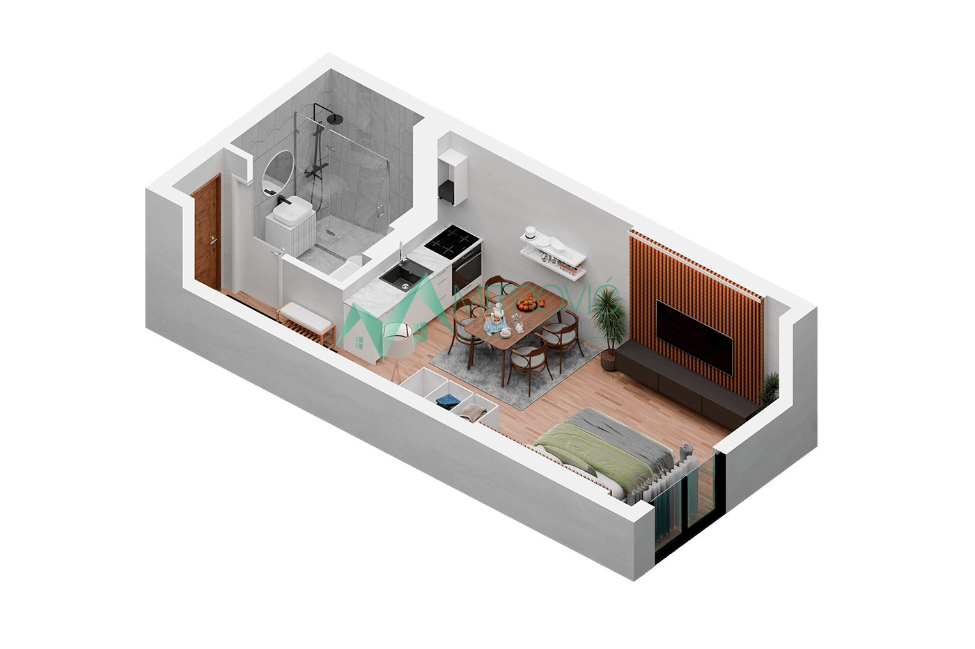 stanovi-5-re-podbara-1002216-odew2 Garsonjera na prodaju, Podbara, Novi Sad, 27m², 96.490 €