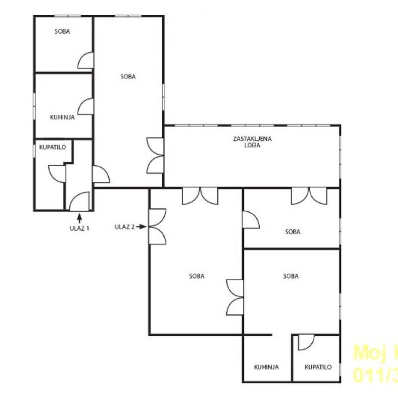 Petosoban stan na prodaju, Krunski Venac, Beograd, 132m², 455.000 €