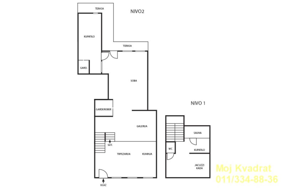 Dvosoban stan na prodaju, Čubura, Beograd, 109m², 350.000 €