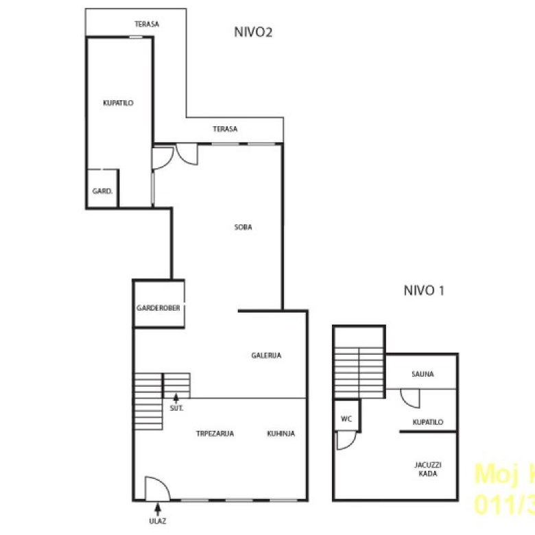 Dvosoban stan na prodaju, Čubura, Beograd, 109m², 350.000 €