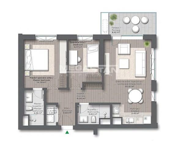 Stan Prodaja Beograd Beograd Na Vodi 76.06 m2
