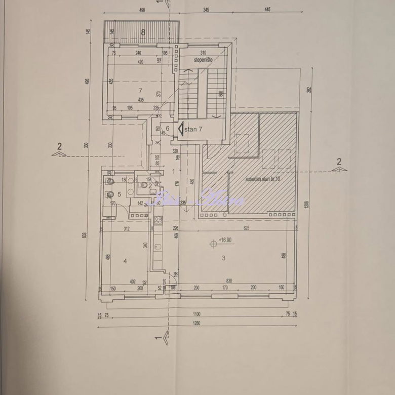 Trosoban stan na prodaju, Beograd Centar, Beograd, 73m², 495.000 €