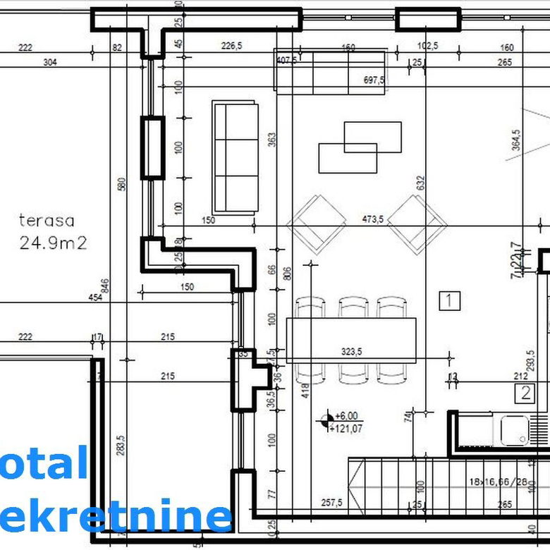 Četvorosoban stan na prodaju, Sremska Kamenica, Novi Sad, 124m², 280.980 €